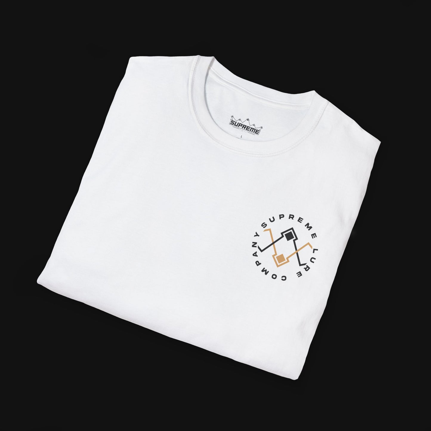 White Circle Graphic Tee