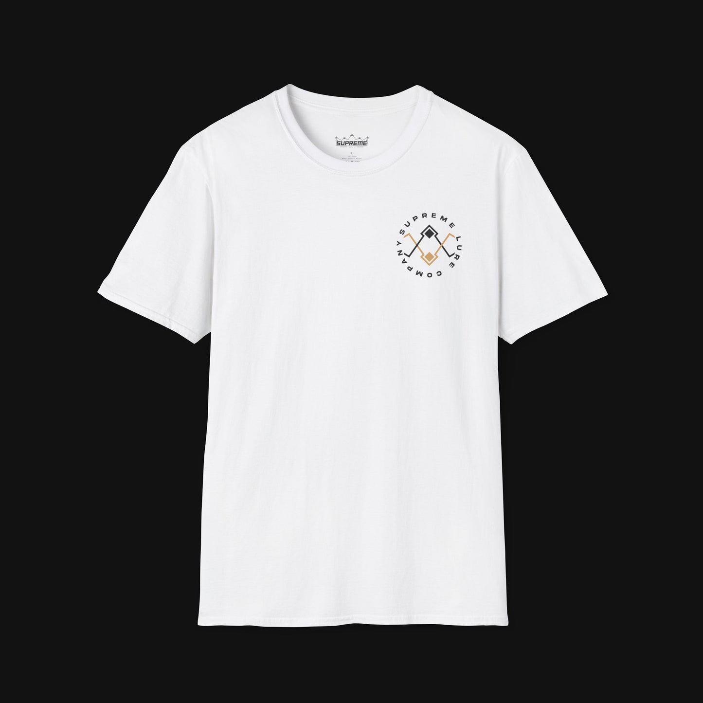 White Circle Graphic Tee