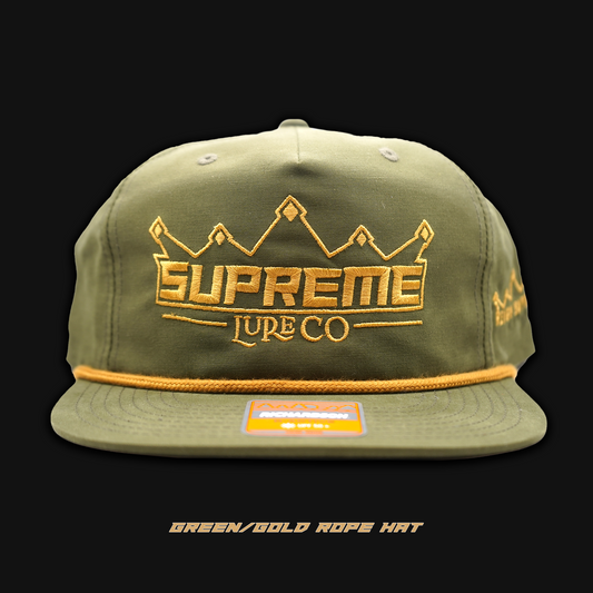 Green/Gold Rope Hat
